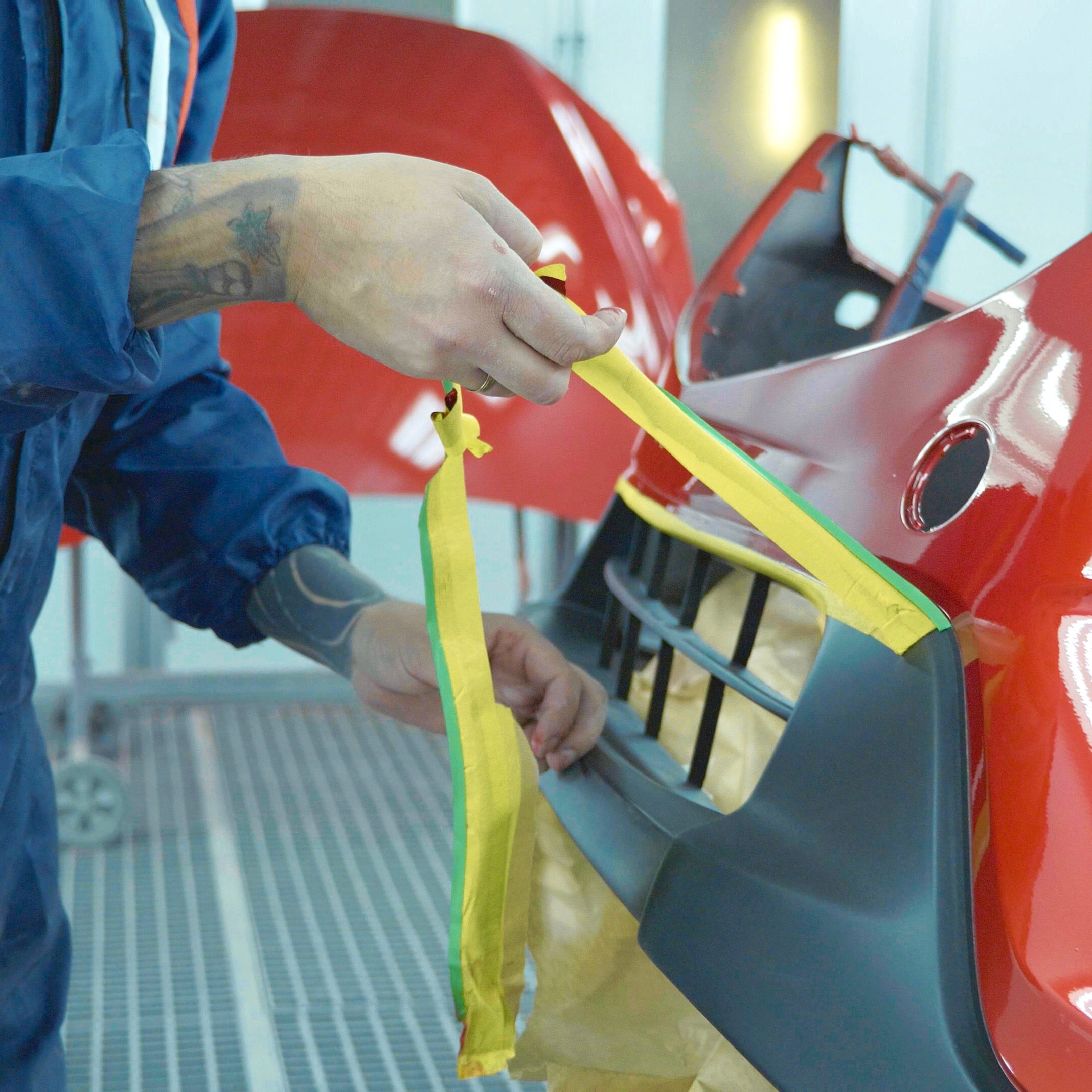 I più comuni errori di verniciatura in carrozzeria